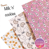 The Milk n Cookies Collection- Luxury Artisan Fabric Felts - Eliza Henri Craft Supply