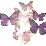 Butterfly Wing 3D Embellishments - Eliza Henri Craft Supply