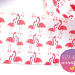 White Flamingo Grosgrain Ribbon 2'' or 3'' - Eliza Henri Craft Supply