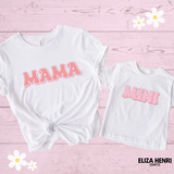 Exclusive Mama Mini Denim Ditsy HTV Full Colour Iron on T Shirt Transfer - Eliza Henri