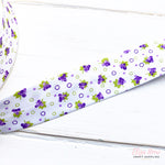 Grape Print Bias Binding 25 mm - Eliza Henri