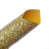 24K Gold Lux Premium Chunky Glitter Fabric - Eliza Henri