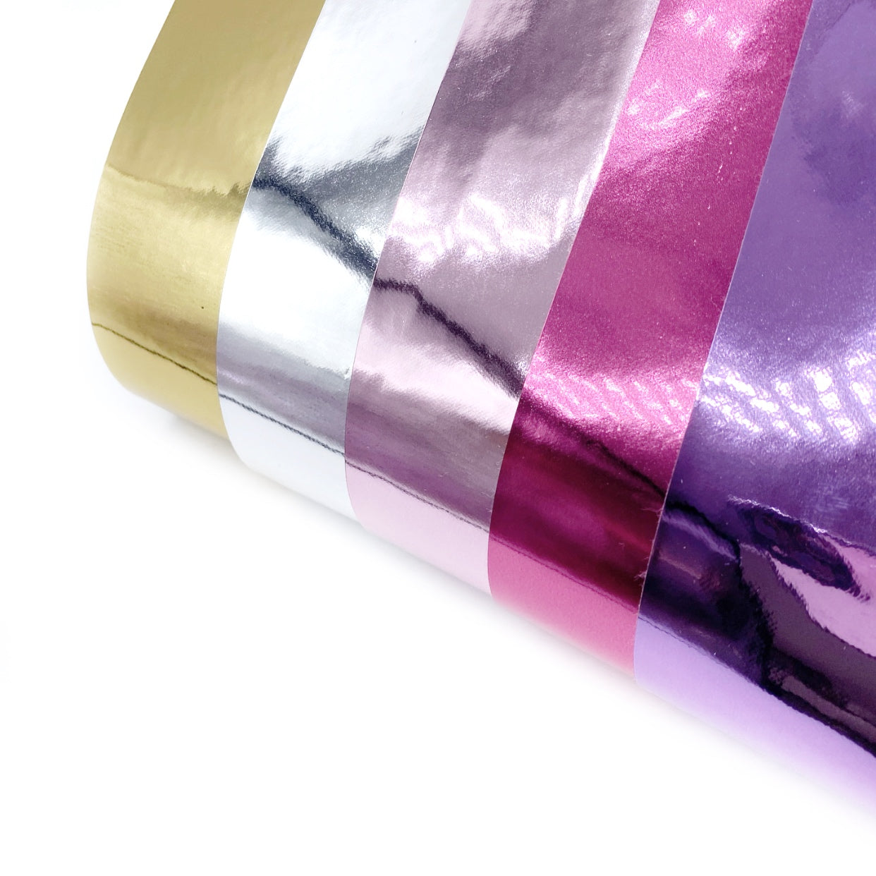 Coloured Mirrored Faux Leather Fabric Sheets - Eliza Henri