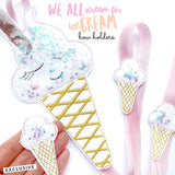 Make your own Bow Holder- DIY Cute Ice Cream Cone Shaker Bow Holder Felties - Eliza Henri