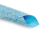 Fairytales Blue Lux Premium Chunky Glitter Fabric - Eliza Henri