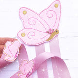 Make your own Bow Holder- DIY Butterfly Bow Holder Felties - Eliza Henri