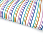 Rainbow Stripes Lux Premium Printed Bow Fabric - Eliza Henri
