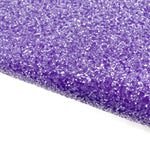 Sugar Coated Purple Lux Premium Chunky Glitter Fabric - Eliza Henri