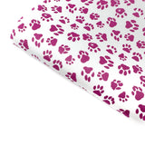 Panda Paws Pink Premium Faux Leather Fabric Sheets - Eliza Henri