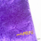 Purely Purple Crushed Velvet Fabric Felt Sheets - Eliza Henri