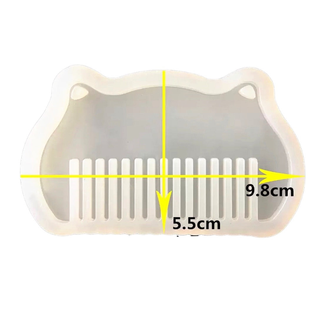 Cute Kitten Comb Accessory Moulds - Eliza Henri