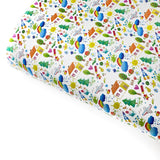 Doodle Drawings Premium Faux Leather Fabric Sheets - Eliza Henri