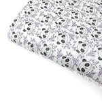 Floral Pandas Premium Faux Leather Fabric Sheets - Eliza Henri