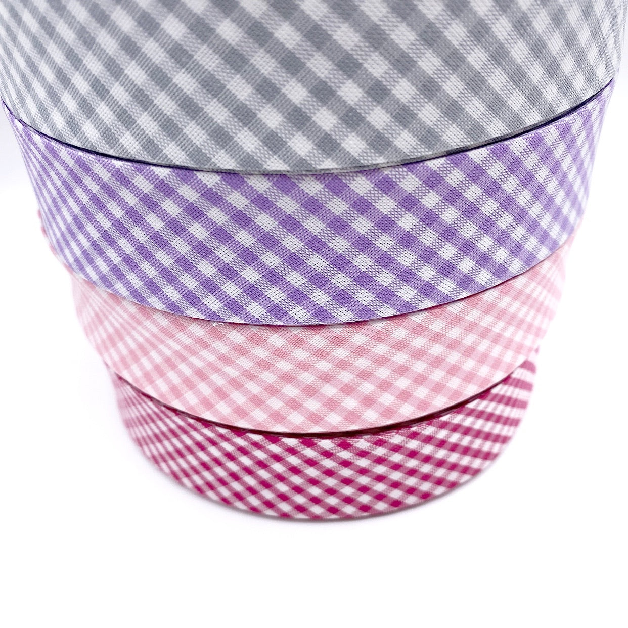 Luxury Gingham Bias Binding 30mm - Eliza Henri