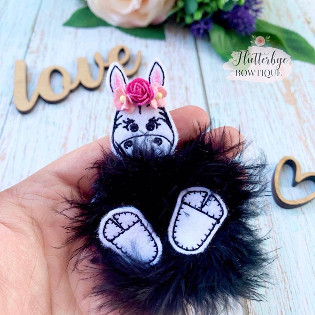 Ziggy Zebra- Fluffy Felties - Eliza Henri