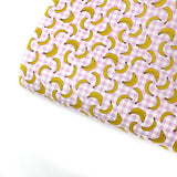 Banana- Drama Premium Faux Leather Fabric Sheets