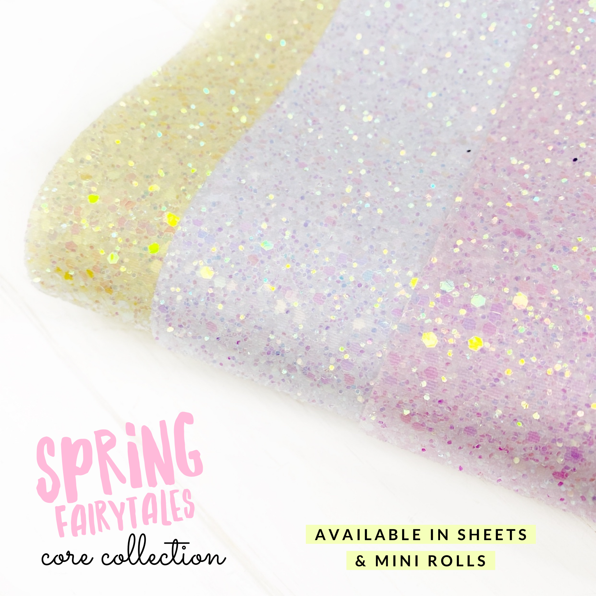 Spring Fairytales Premium Core Glitter collection- 3 Colours - Eliza Henri