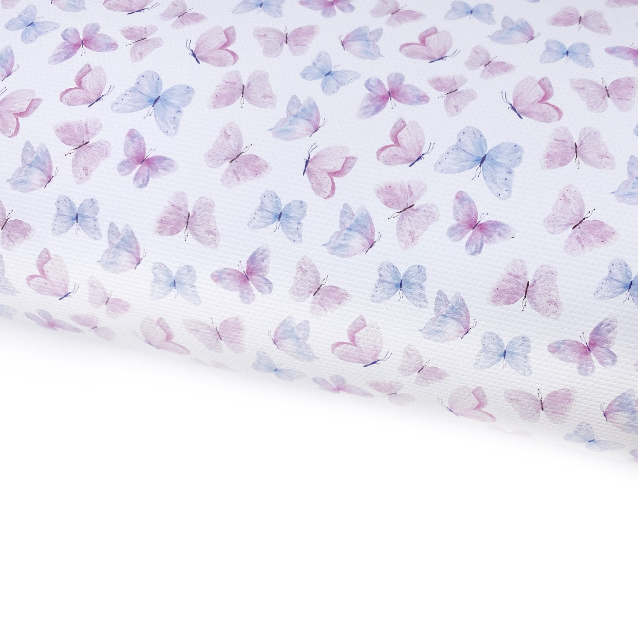 Pastel Butterfly Skies Lux Premium Printed Bow Fabric - Eliza Henri