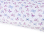 Pastel Butterfly Skies Lux Premium Printed Bow Fabric - Eliza Henri