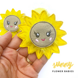 Sunny the Sunflower Felties- Fluffy Flower Babies - Eliza Henri