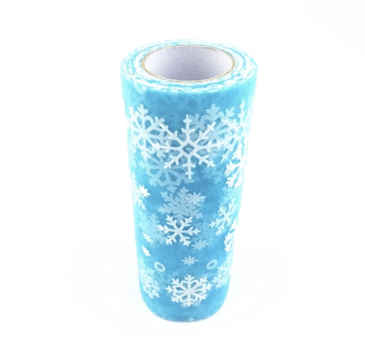 Luxury Snowflake Tulle Fabric - Eliza Henri Craft Supply