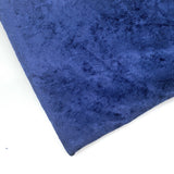 Navy Blue Crushed Velvet Fabric - Eliza Henri