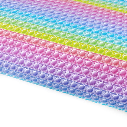 Pastel Fidget Pop It Lux Premium Printed Bow Fabric