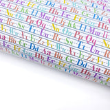 Handwriting Practise Lux Premium Printed Bow Fabric - Eliza Henri