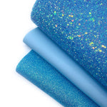 Blue Core Glitter Chunky & Fine Trio - Eliza Henri