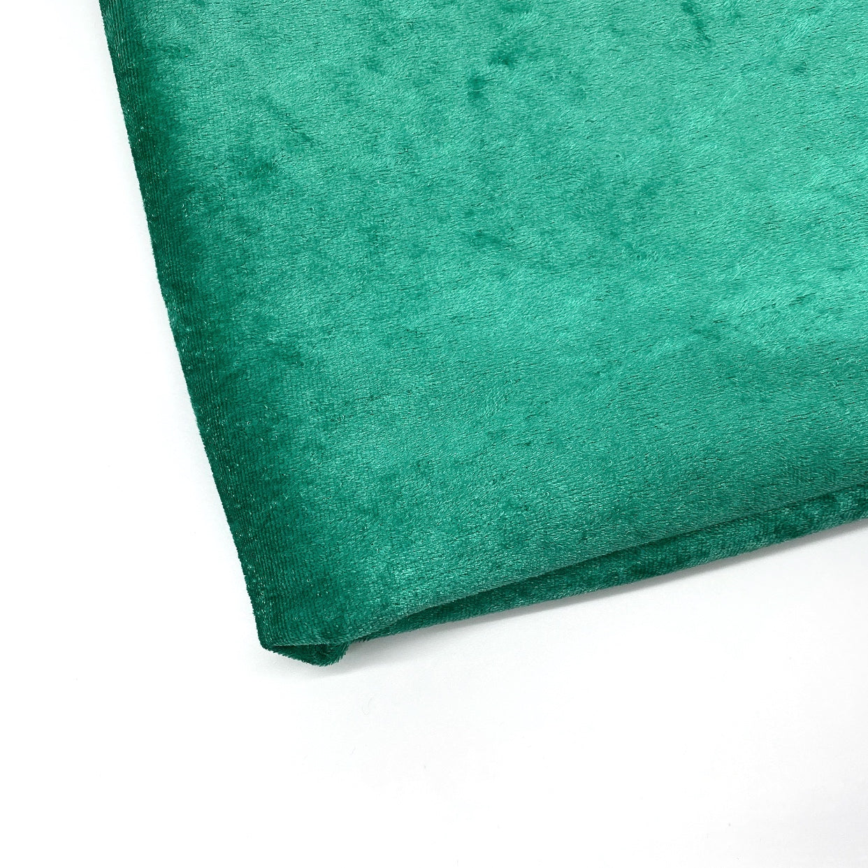 Emerald Green Crushed Velvet Fabric - Eliza Henri