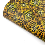 Golden Tiger Premium Faux Leather Fabric Sheets - Eliza Henri