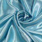 Turquoise Premium Polyester Satin Fabric - Eliza Henri