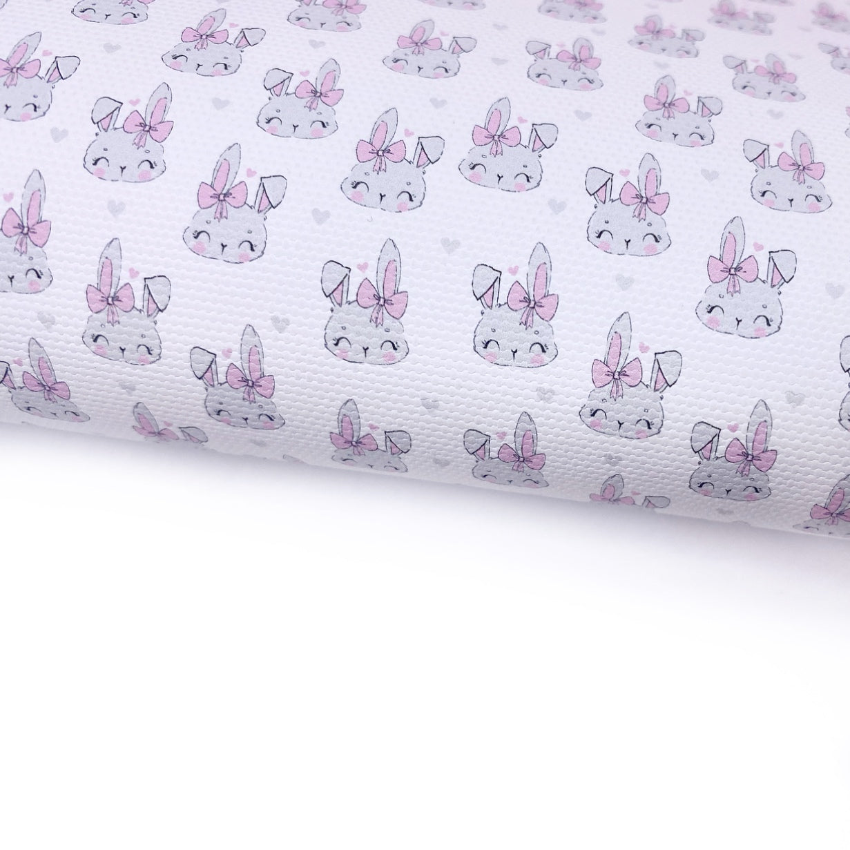 Cutest Bunny Bow Lux Premium Printed Bow Fabric - Eliza Henri