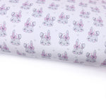 Cutest Bunny Bow Lux Premium Printed Bow Fabric - Eliza Henri