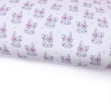 Cutest Bunny Bow Lux Premium Printed Bow Fabric - Eliza Henri
