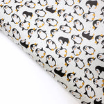Baby Penguins Premium Faux Leather Fabric Sheets - Eliza Henri