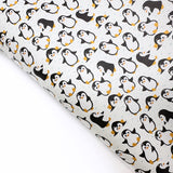 Baby Penguins Premium Faux Leather Fabric Sheets - Eliza Henri