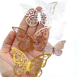 Metallic 3D Cut-out Butterfly Embellishments - Eliza Henri