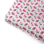 Strawberry Picnic Premium Faux Leather Fabric Sheets - Eliza Henri