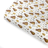 Mama Bear Premium Faux Leather Fabric Sheets