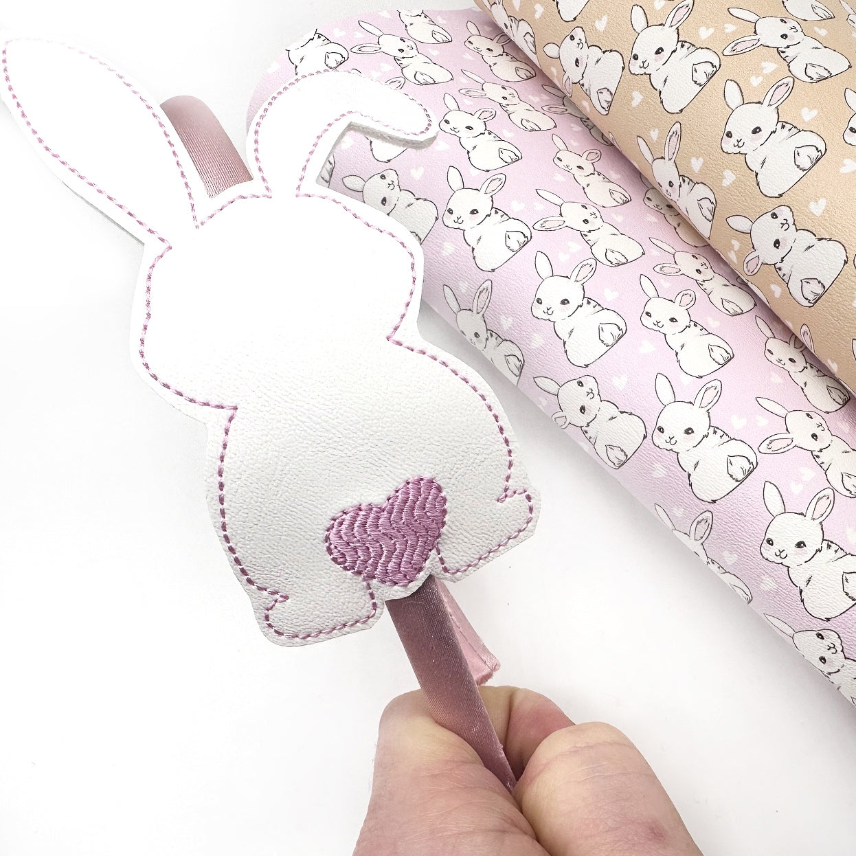 Sweet Bunny Tails Headband Slider Felties - Eliza Henri