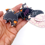 Bow Toppers & Tails- Boo Bat Bow Topper Felties - Eliza Henri