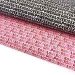 Girl Power XOXO Lux Premium Canvas Bow Fabrics - Eliza Henri