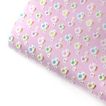 Baby Pink Pastel Mushrooms Premium Faux Leather Fabric Sheets - Eliza Henri
