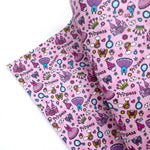Pink Princess Premium Faux Leather Fabric Sheets - Eliza Henri