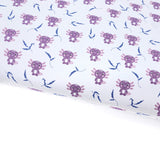 Baby Axolotl Purple Lux Premium Printed Bow Fabric - Eliza Henri