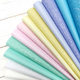 Ultimate Premium Lux Pastel Sugar Coated Essential Faux Leather & Chunky Glitter Core Collection- 6 Colours - Eliza Henri