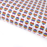 Rainbow Fidget Toys Lux Premium Printed Bow Fabric - Eliza Henri