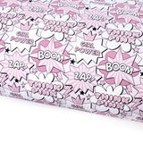 Girl Power is my Super Power Lux Premium Printed Bow Fabric