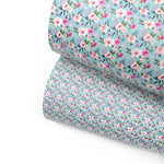 Pretty Mint Floral EH Printed Patterned Craft HTV Plain Vinyl - Eliza Henri